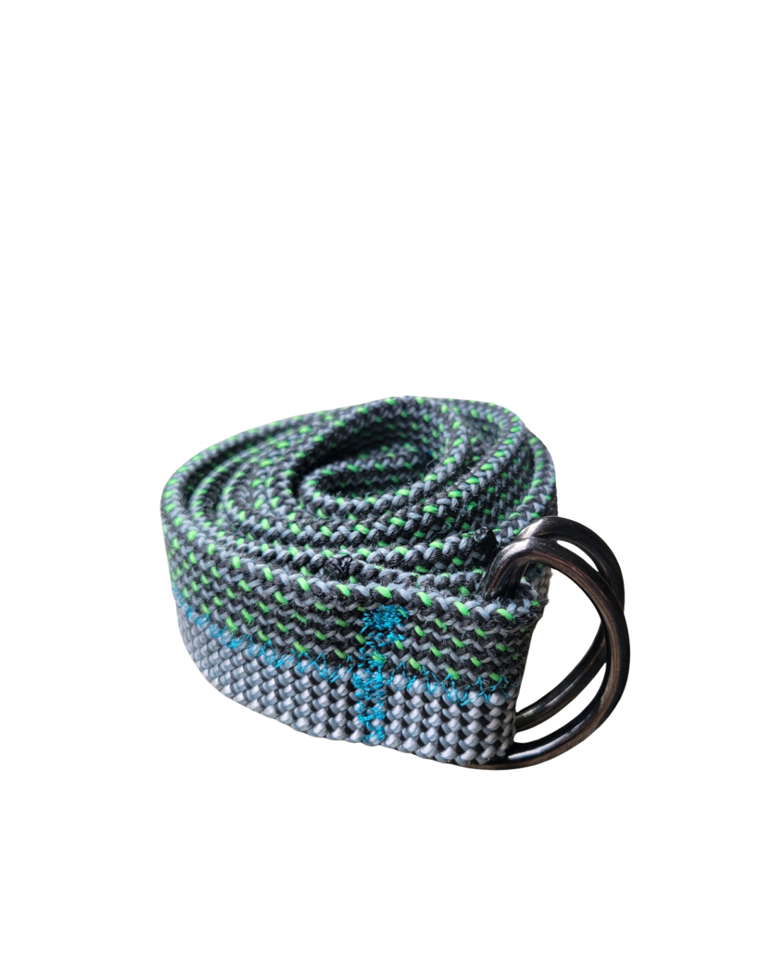 Recycled Rope Belt - BI COLOR: Green Grey