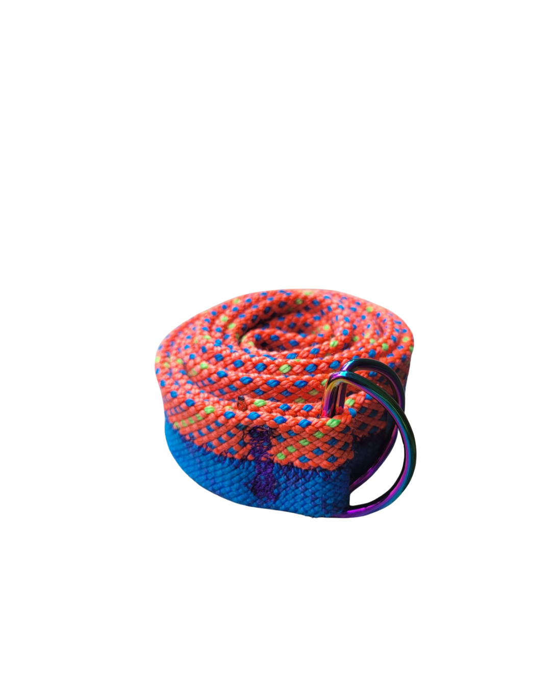 Recycled Rope Belt - BI COLOR: Watermelon Blue